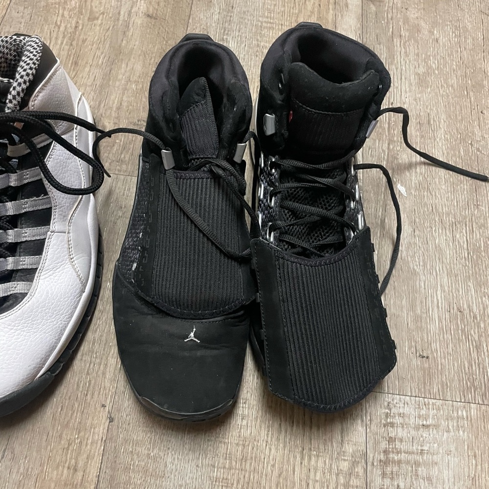 Jordan 10 Retro Steel (2013) and Jordan 17 Retro (2007 from the pack) size 10